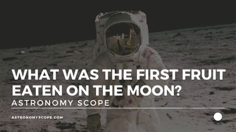 What Was the First Fruit Eaten on the Moon? And Why Did It Taste Like Stardust?